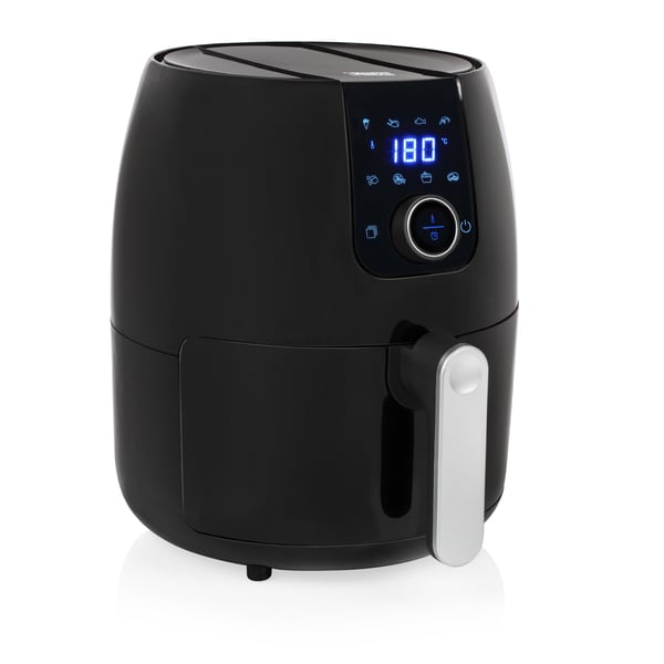 Princess 182025 Enkelt 4,5 L Enkeltstående 1500 W Varmluftsteger Sort