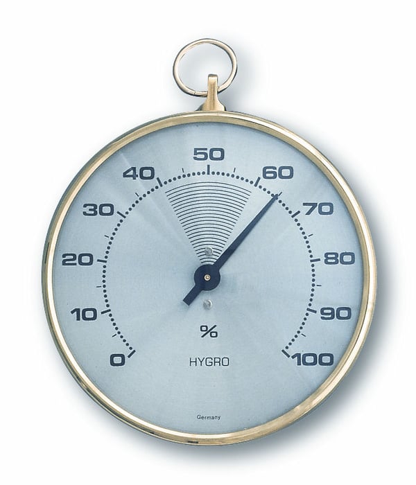 TFA-Dostmann 44.1002 hygrometer och psykrometer inomhus mässing TFA-Dostmann 44.1002 hygrometer och psykrometer inomhus mässing
