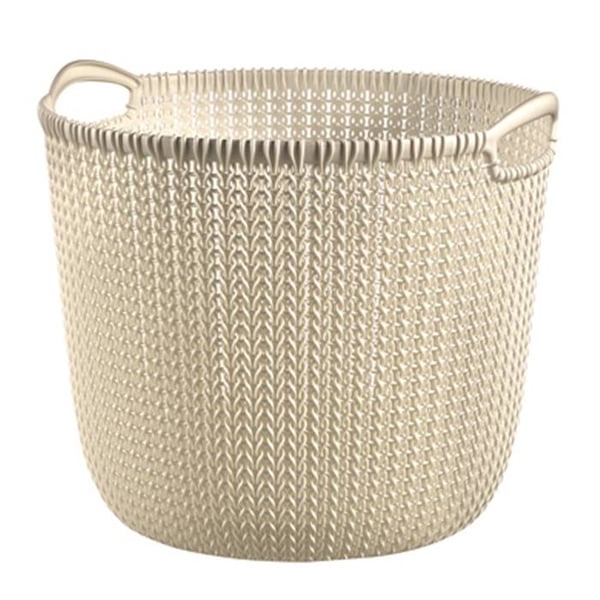 Curver Knit vasketøjskurv 30 L Rektangulær Plast Beige Curver Knit vasketøjskurv 30 L Rektangulær Plast Beige