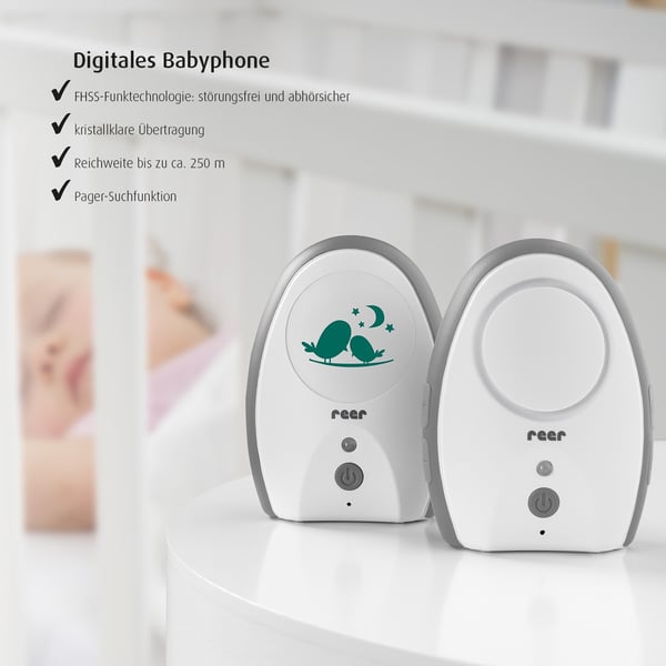 reer 50040 itkuhälytin PMR-itkuhälytin Harmaa, Valkoinen