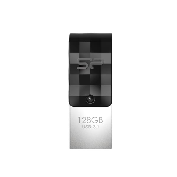 Silicon Power Mobile C31 USB-sticka 128 GB USB Type-A / USB Type-C 3.2 Gen 1 (3.1 Gen 1) Svart, Grå, Silver Silicon Power Mobile C31 USB-sticka 128 GB USB Type-A / USB Type-C 3.2 Gen 1 (3.1 Gen 1) Svart, Grå, Silver
