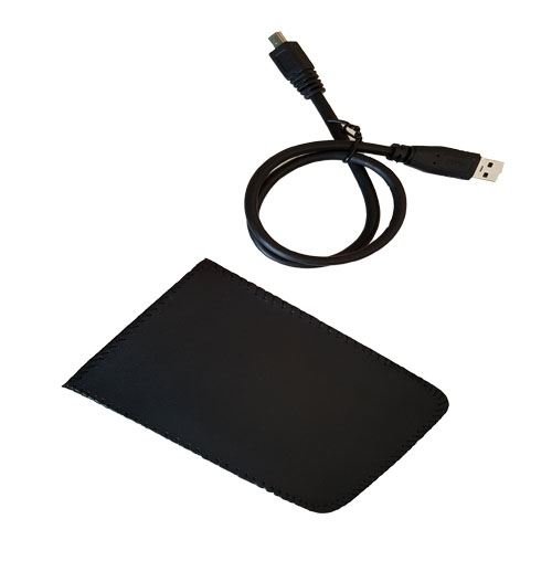 Tecno 45.15 drevkabinet HDD kabinet Sort 2.5"