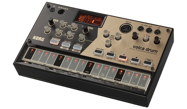 Pikkukuva 1 / 2: Korg volca drum Digitaalinen syntetisaattori Beige, Musta, Harmaa