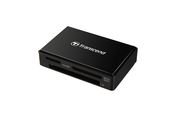 Transcend RDF8 kortinlukija Micro-USB Musta