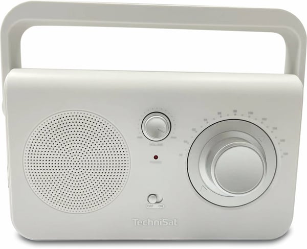 TechniSat CLASSIC 100 Bærbar Analog Hvid