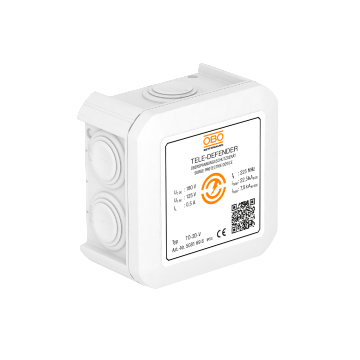 Obo Bettermann TD-2D-V Hvid 125 V