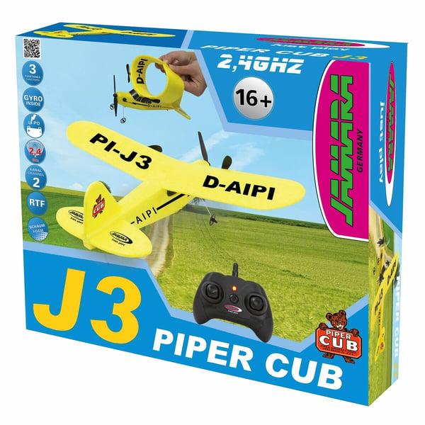 Miniatyrbild 5 av 12: Jamara Piper J3-CUB 150 mAh