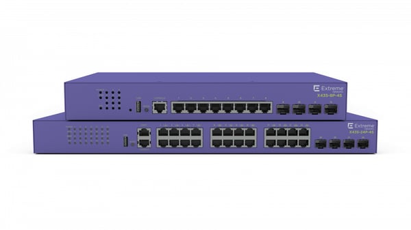 Extreme networks ExtremeSwitching X435 Administreret Gigabit Ethernet (10/100/1000) Strøm over Ethernet (PoE) 1U Violet Extreme networks ExtremeSwitching X435 Administreret Gigabit Ethernet (10/100/1000) Strøm over Ethernet (PoE) 1U Violet