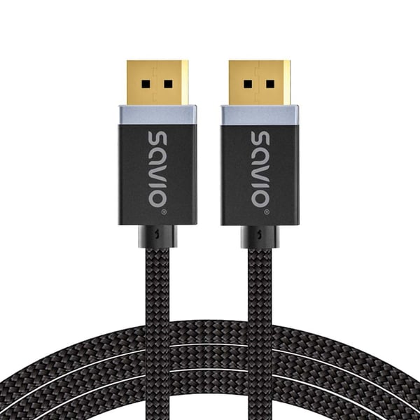 Savio CL-176 DisplayPort-kabel 3 m Svart Savio CL-176 DisplayPort-kabel 3 m Svart