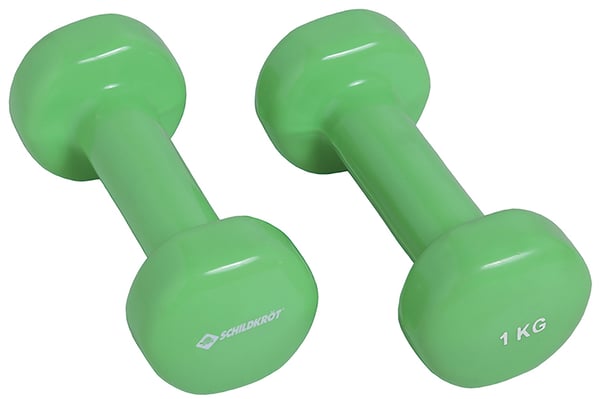 Schildkröt Fitness 960205 käsipaino Kiinteäpainoinen käsipaino 1 kg 2 kpl