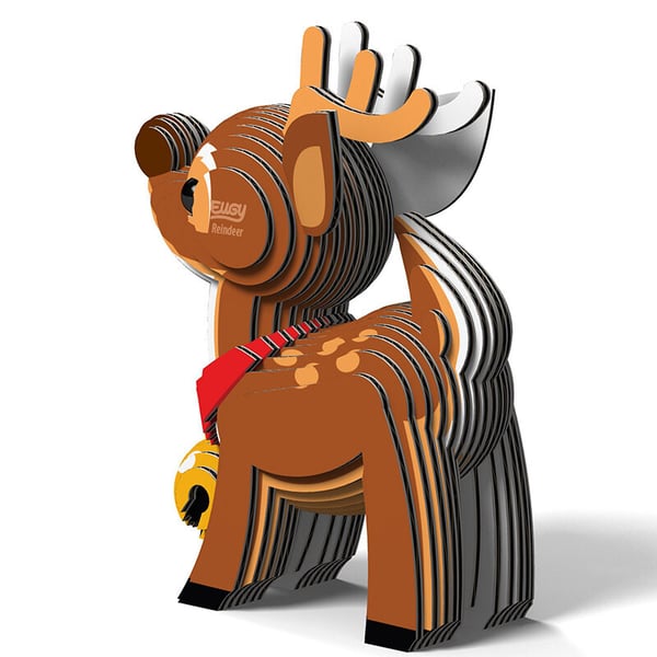 Miniatyrbillede 3 af 5: Eugy Reindeer 3D puslespil 7 stk Dyr