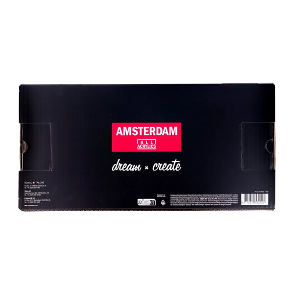 Amsterdam 17791918 akrylfärger 120 ml Svart, Blå, Cyan, Grön, Grå, Magenta, Orange, Röd, Violett, Vit, Gul Rör