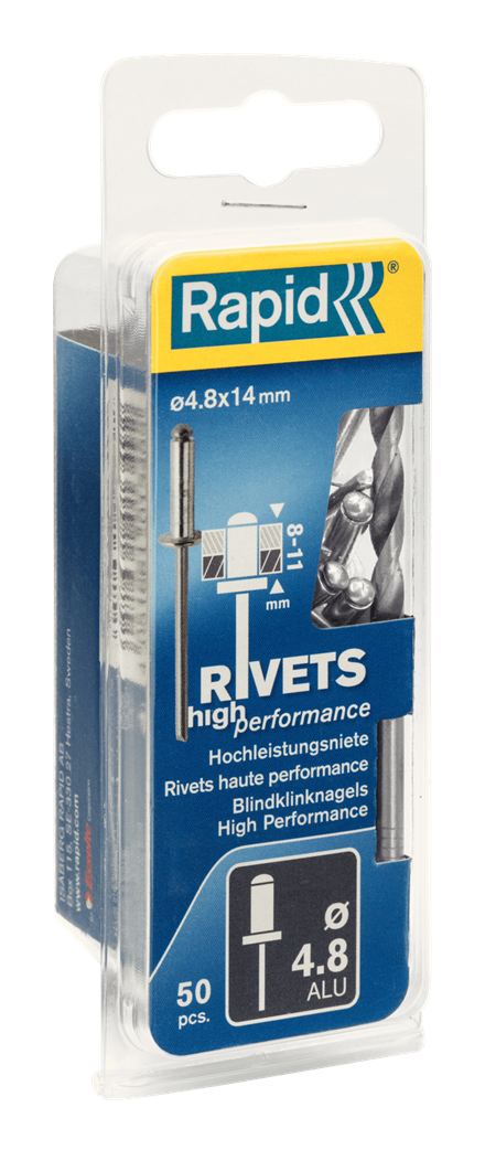 Miniatyrbild 1 av 6: Rapid High performance blindnit Ø4,8 x 14 mm