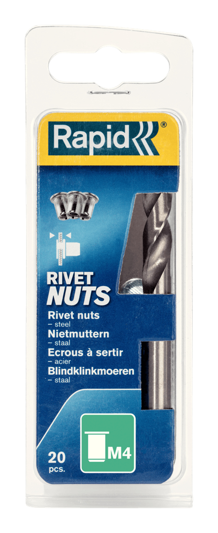Miniatyrbild 3 av 4: Rapid Blindnitmutter M4