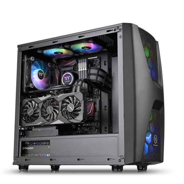 Miniatyrbild 5 av 9: Thermaltake Commander C 34 Midi Tower Svart
