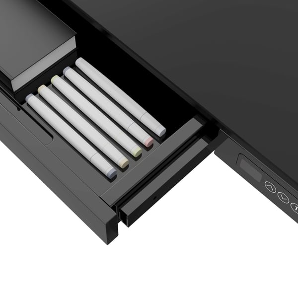Miniatyrbillede 2 af 12: Activejet ACTIVEJET-skrivebord med elektrisk højdejustering 140x70 ET119W-C sort