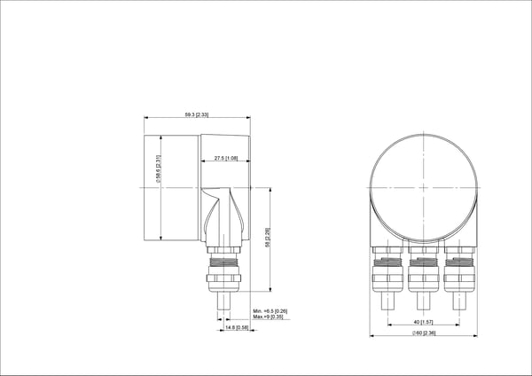 Miniatyrbillede 2 af 2: Posital OCD-CAA1B-0016-C10S-H3P koder Spring klemme 1 cm