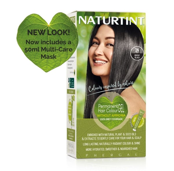 Miniatyrbillede 3 af 4: Naturtint Permanent hårfarve Sort 170 ml