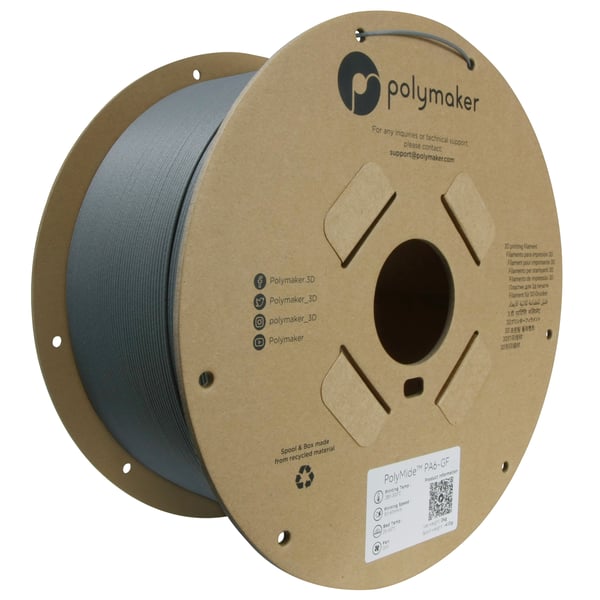 Polymaker PG02003 3D print materiale Polyamide (PA-6) Grå 2 kg