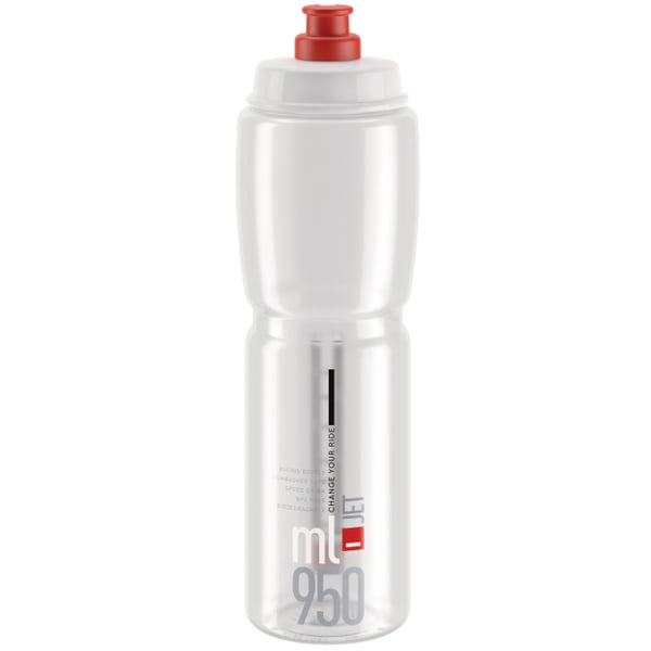 Elite Jet Cykel 950 ml Plast Rød, Transparent