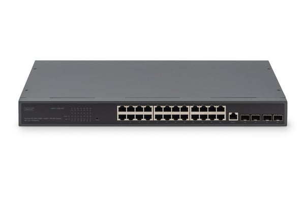 Digitus DN-80223 nätverksswitchar hanterad L3 Gigabit Ethernet (10/100/1000) 1U Svart