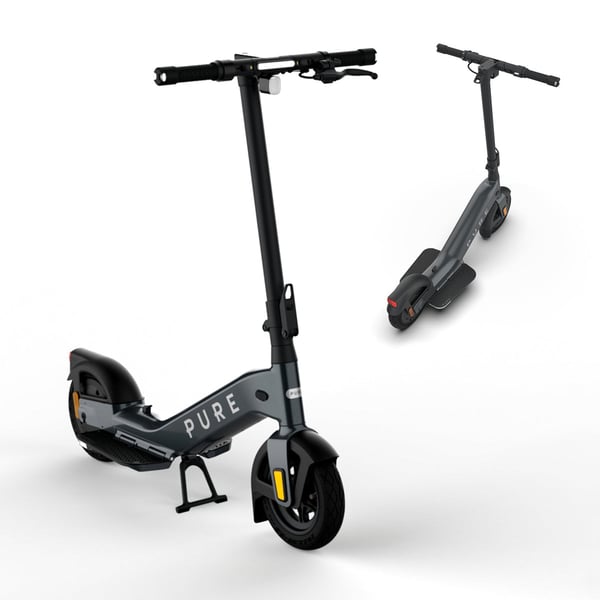 Miniatyrbild 1 av 6: Pure Electric Advance+ elmoped 1 sittplatser 22 km/t 924 W Grå