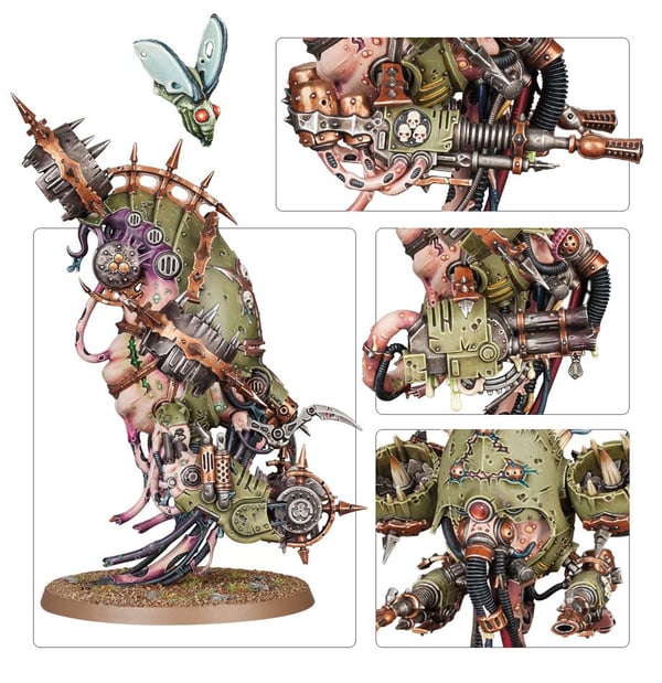 Miniatyrbild 6 av 7: Games Workshop Foetid Bloat-drone