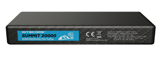 Nitecore SUMMIT 20000 Litiumioni (Li-Ion) 20000 mAh Harmaa