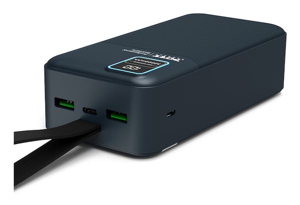 Miniatyrbillede 5 af 10: Port Designs 907003 powerbank Lithium polymer (LiPo) 30000 mAh Sort