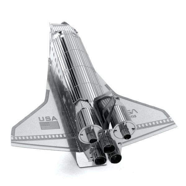 Metal Earth Space Shuttle Atlantis Model af shuttle Monteringssæt