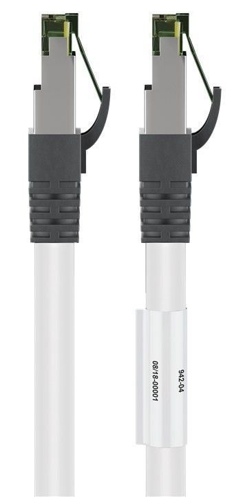 Miniatyrbillede 4 af 6: Goobay 55126 netværkskabel Hvid 3 m Cat8.1 S/FTP (S-STP)