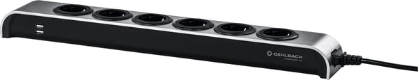 OEHLBACH Powersocket 505 förlängningssladdar 1,5 m 6 AC-utgångar inomhus Aluminium, Antracit OEHLBACH Powersocket 505 förlängningssladdar 1,5 m 6 AC-utgångar inomhus Aluminium, Antracit