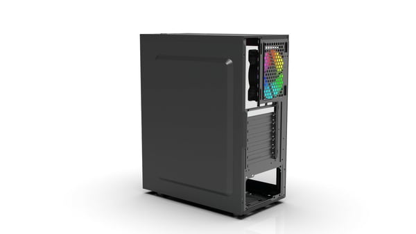 Inca EMG-15XN tietokonekotelo Midi Tower Musta