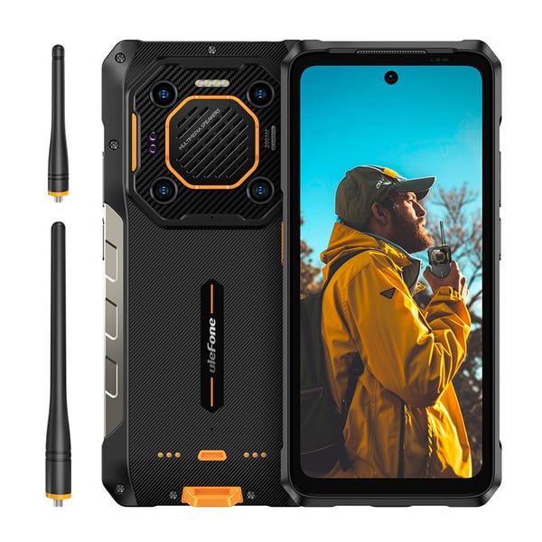 Ulefone Armor 26 Ultra Walkie-Talkie 17,2 cm (6.78") Hybridi-Dual SIM Android 13 5G USB Type-C 12 GB 512 GB 15600 mAh Musta