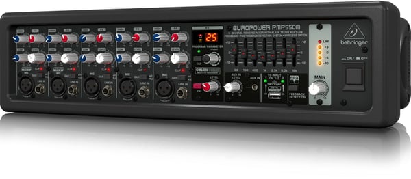 Behringer PMP550M audio mixer 5 kanaler 20 - 20000 Hz Sort