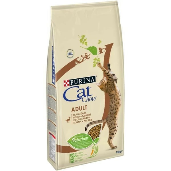 Purina ADULT torrfoder till katt 10 kg Vuxen Anka