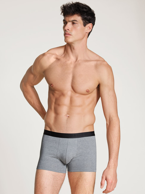 Miniatyrbild 3 av 6: Calida Natural Benefit Boxershorts Svart, Grå
