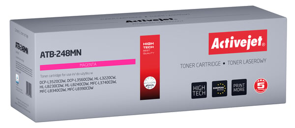Activejet ATB-248MN Tonerkassett 1 styck Kompatibel Violett