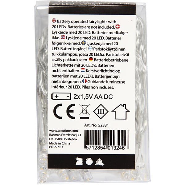 Creativ Company 52331 kædelys 3,15 m LED