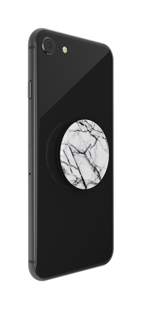 PopSockets Dove White Marble Passiiviteline E-kirjan lukija, Matkapuhelin/älypuhelin, Tabletti/UMPC Musta, Harmaa, Valkoinen