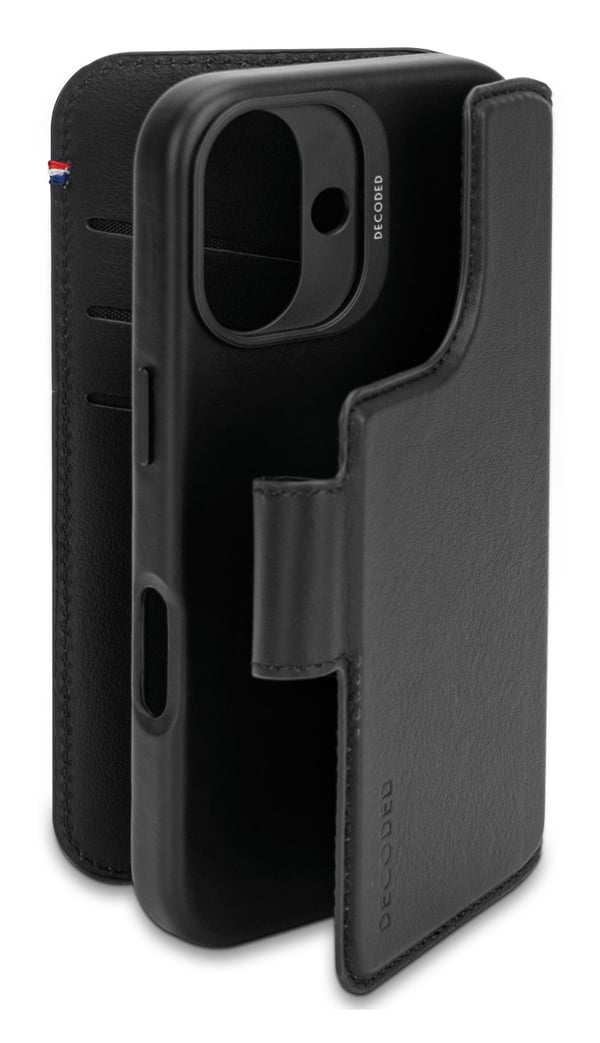 Miniatyrbillede 7 af 7: Decoded Leather Detachable Wallet mobiltelefon etui 15,5 cm (6.1") Tegnebogsetui Sort