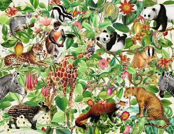 Ravensburger 16824 puslespil 2000 stk Dyr