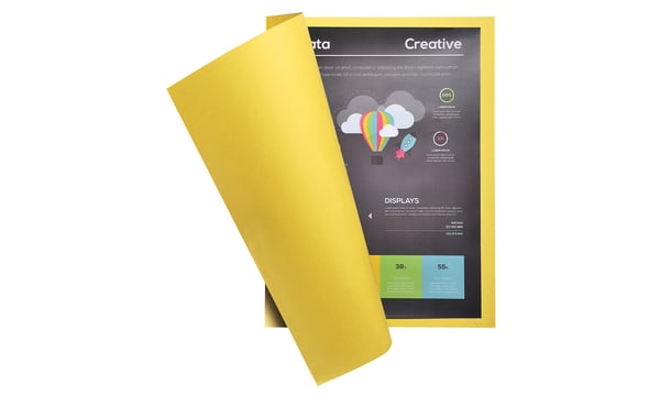 Exacompta 217111E mappar Kartong Gul A4