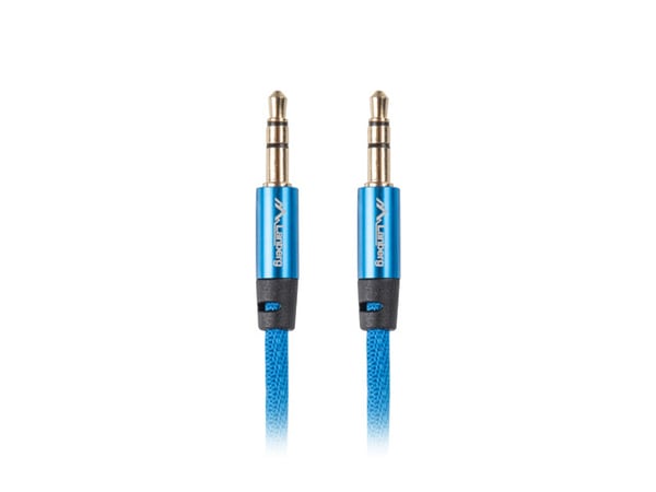 Lanberg CA-MJMJ-10CU-0020-BL lydkabel 2 m 3.5mm Blå