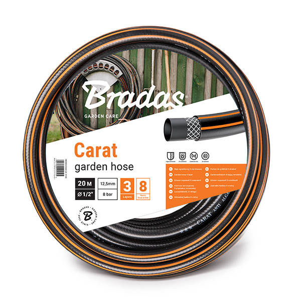 Miniatyrbillede 1 af 2: Bradas WFC1/230 haveslange 30 m PVC