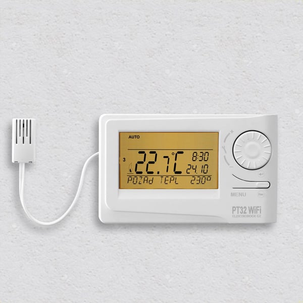 Miniatyrbild 2 av 2: ELEKTROBOCK PT 32 Wi-Fi termostater WLAN Vit