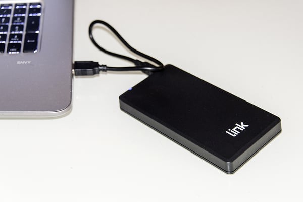 Miniatyrbillede 4 af 4: Link Accessori LKLOD252 drevkabinet HDD kabinet Sort 2.5"