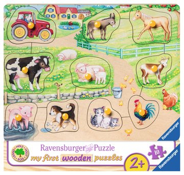 Ravensburger 00.003.689 Muotopalapeli 10 kpl Maatila