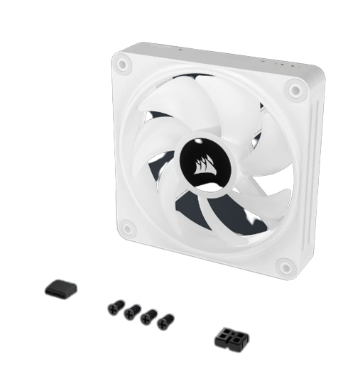 Corsair iCUE LINK QX120 RGB Tietokonekotelo Tuuletin 12 cm Valkoinen 3 kpl
