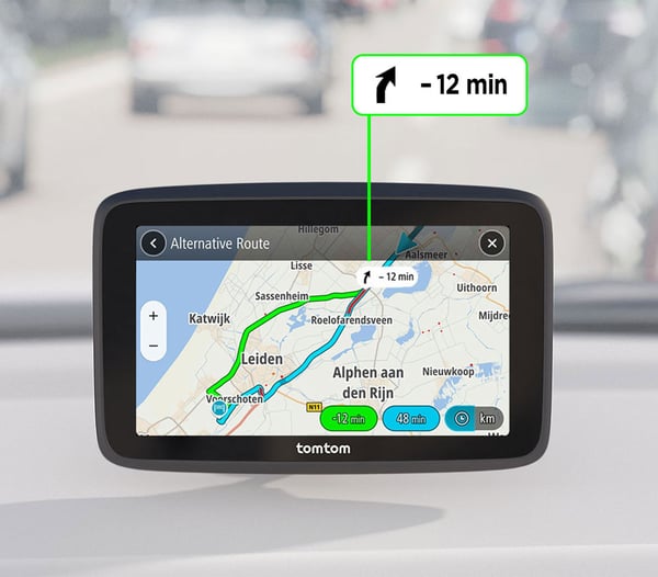 Miniatyrbillede 2 af 8: TomTom GO Classic navigator Fastgjort 15,2 cm (6") Berøringsskærm Sort